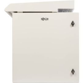 Tripp Lite by Eaton SmartRack Industrial Enclosure with Locks - NEMA 3R, Wall Mount, Heavy-Duty Metal Construction, Internal Fans, 32.5 in. Depth, 12U, Gray