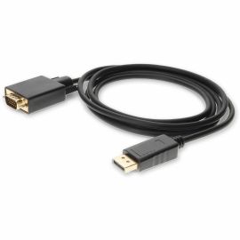 ADDON 5 PACK OF 6FT DISPLAYPORT MALE TO VGA MALE BLACK ADAPTER CABLE