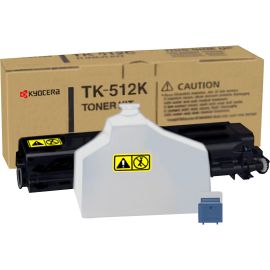 KYOCERA TK-512K BLACK TONER FOR USE IN FSC5020N FSC5030N - PAGE YIELD 8,000