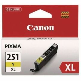 Canon CLI-251XL Original High Yield Inkjet Ink Cartridge - Yellow Pack