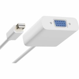 THIS MINI DISPLAYPORT MALE TO VGA(SVGA, HD15) FEMALE ADAPTER ALLOWS YOU TO CONNE