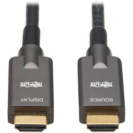 Tripp Lite by Eaton High-Speed Armored HDMI Fiber Active Optical Cable (AOC) - 4K @ 60 Hz HDR 4:4:4 M/M Black 20 m (65 ft.)