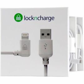 LOCKNCHARGE LIGHTNING CABLES - 5 PACK OF 300MM RIGHT-ANGLED LIGHTNING CABLE