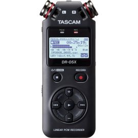 TASCAM DR-05X 2-INPUT / 2-TRACK PORTABLE AUDIO RECORDER WITH ONBOARD STEREO MICR