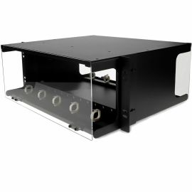 AddOn 19-inch Patch Panel 4U Chassis with 12 Open LGX Cassette Bays
