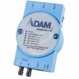 5-PORT SWITCH W/1 M-MODE ST TYPE FIBER