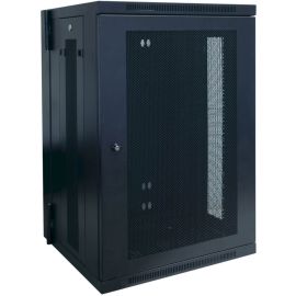Tripp Lite by Eaton SmartRack 18U Low-Profile Switch-Depth Wall-Mount Rack Enclosure Cabinet Hinged Back