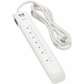 7-OUTLET SURGE PROTECTOR 5-15R 1500 JOULES 6 FT. CORD WHITE
