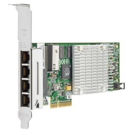 HP 10/100/1000MBS QUAD RJ-45 PORT 100M PCIE 2.0 X4 NIC