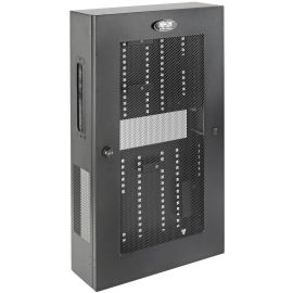Tripp Lite by Eaton SmartRack 3U Low-Profile Vertical-Mount Switch-Depth Wall-Mount Structured Wiring Enclosure Adjustable Equipment Brackets