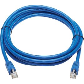 Eaton Tripp Lite Series Cat6a 10G Snagless F/UTP Ethernet Cable (RJ45 M/M), PoE, CMR-LP, Blue, 10 ft. (3.05 m)