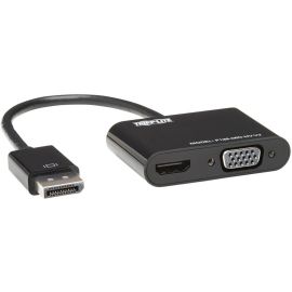 Tripp Lite by Eaton DisplayPort to VGA/HDMI All-in-One Converter Adapter DP ver 1.2 4K 30 Hz HDMI