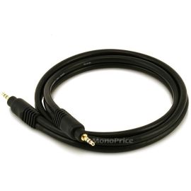 STEREO M TO STEREO M CABLE 3FT- BLACK