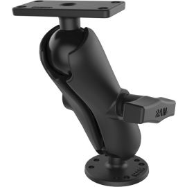 CONSISTS OF A ROUND 2.5 DIAMETER ROUND BASE,DOUBLE SOCKET ARM,1.5 X 3 RECTANGULA