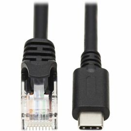 Tripp Lite by Eaton USB-C to RJ45 Serial Rollover Cable (M/M) - Cisco Compatible 250 Kbps 6 ft. (1.8 m)
