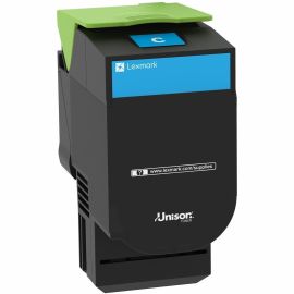 Lexmark Extra High Yield Laser Toner Cartridge - Cyan - 1 Each