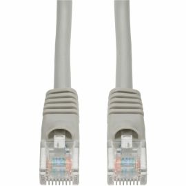 50FT GRAY CAT 5E PVC ETHERNET CABLE SNAGLESS BUBBLE BOOT RJ-45 M/M