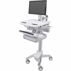 Ergotron StyleView Cart with LCD Pivot, 2 Drawers (2x1)