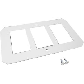 3 GANG CRESTRON PLATE