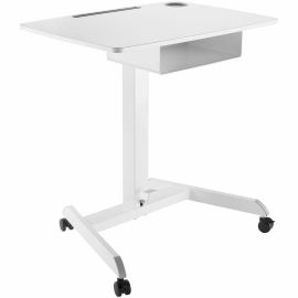Kantek Adjustable Height Mobile Sit Stand Desk