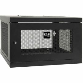 Tripp Lite by Eaton SmartRack 6U Low-Profile Switch-Depth Knock-Down Wall-Mount Mini Rack Enclosure