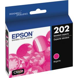 EPSON T202 DURABRITE ULTRA MAGENTA INK CARTRIDGE, STANDARD CAPACITY, WITH SENSOR
