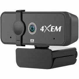 4XEM Webcam - 8 Megapixel - 30 fps - Black - USB 2.0 Type A