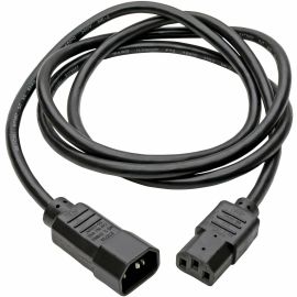 Eaton Tripp Lite Series PDU Power Cord, C13 to C14 - 10A, 250V, 18 AWG, 6 ft. (1.83 m), Black