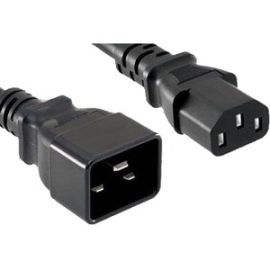 POWER CORD C13 TO C20, 15AMP BLACK, 3FT