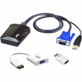 ATEN Laptop USB KVM Console Crash Cart Adapter IT Kit