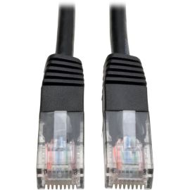 Eaton Tripp Lite Series Cat5e 350 MHz Molded (UTP) Ethernet Cable (RJ45 M/M), PoE - Black, 1 ft. (0.31 m)