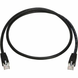 Eaton Tripp Lite Series Cat8 40G Snagless SSTP Ethernet Cable (RJ45 M/M), PoE, Black, 3 ft. (0.9 m)