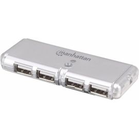 MANHATTAN HI-SPEED USB POCKET HUB, 4-PORT, BUS POWER