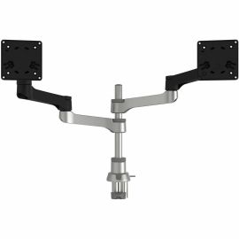 R-GO ZEPHER DUAL MONITOR ARM MOUNT FITTING SCREENS UP TO 26  AND 18LBS IN WEIGHT