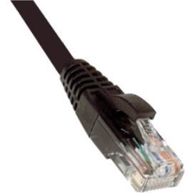 7FT BLACK BOOTED CAT6A STP PATCH CABLE
