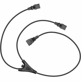 MONOPRICE POWER CORD SPLITTER - IEC 60320 C14 TO 2X IEC 60320 C13_ 18AWG_ 10A/12