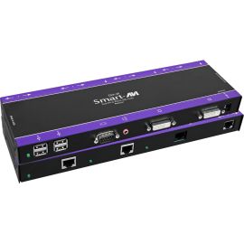 2 DVI-D, USB, AUDIO AND RS-232 OVER CAT6