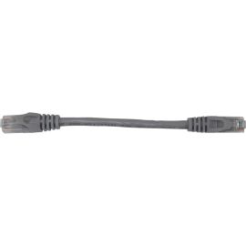 Eaton Tripp Lite Series Cat6a 10G Snagless Molded UTP Ethernet Cable (RJ45 M/M), PoE, Gray, 6 in. (15 cm)