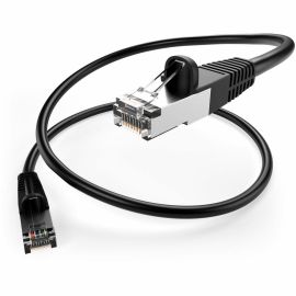 UNC GROUP 1FT CAT5E SNAGLESS SHIELDED (STP) ETHERNET NETWORK PATCH CABLE BLACK