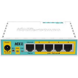 MIKROTIK ROUTERBOARD SMALL 5 PORT ROUTER, 1 USB 2.0 PORT AND POE OUTPUT