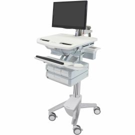 Ergotron StyleView Cart with LCD Arm, 4 Drawers