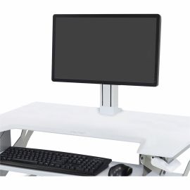 Ergotron WorkFit Cart Mount for LCD Display - White
