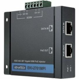 IEEE802.3BT GIGABIT 90W POE IINJECTOR INDUSTIAL PWR SUPPY