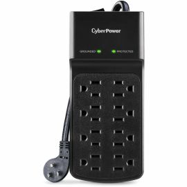 CYBERPOWER B808 SURGE CLAMPING VOLTAGE 600V 8 FT CORD