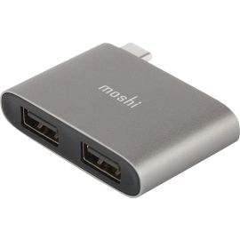 USB-C TO DUAL USB-A ADAPTER - TITANIUM GRAY,OFFERING WO USB 3.1 GEN 1 PORTS WITH