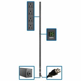 Tripp Lite by Eaton PDU 1.5kW 100-127V Single-Phase Local Metered PDU - 36 NEMA 5-15R Outlets 5-15P Input 15 ft. Cord 72 in. 0U Rack