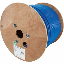 Eaton Tripp Lite Series Cat8 25G/40G Solid Core S/FTP Bulk Ethernet Cable, CMR Rated, Blue, 1000 ft. (305 m)