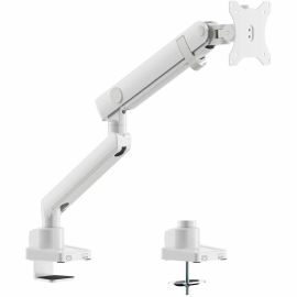 SINGLE MONITOR MOUNT (WHITE) ARTICULATING SPRING ARM