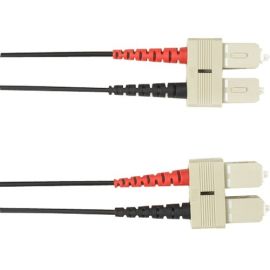 Black Box Colored Fiber OM2 50/125 Multimode Fiber Optic Patch Cable-OFNR PVC