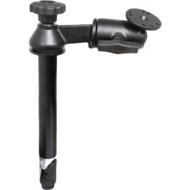 RAM SINGLE SWING ARM WITH 8 INCH MALE TELE-POLE & 2.5 INCH ROUND BASE AMPS HOLE